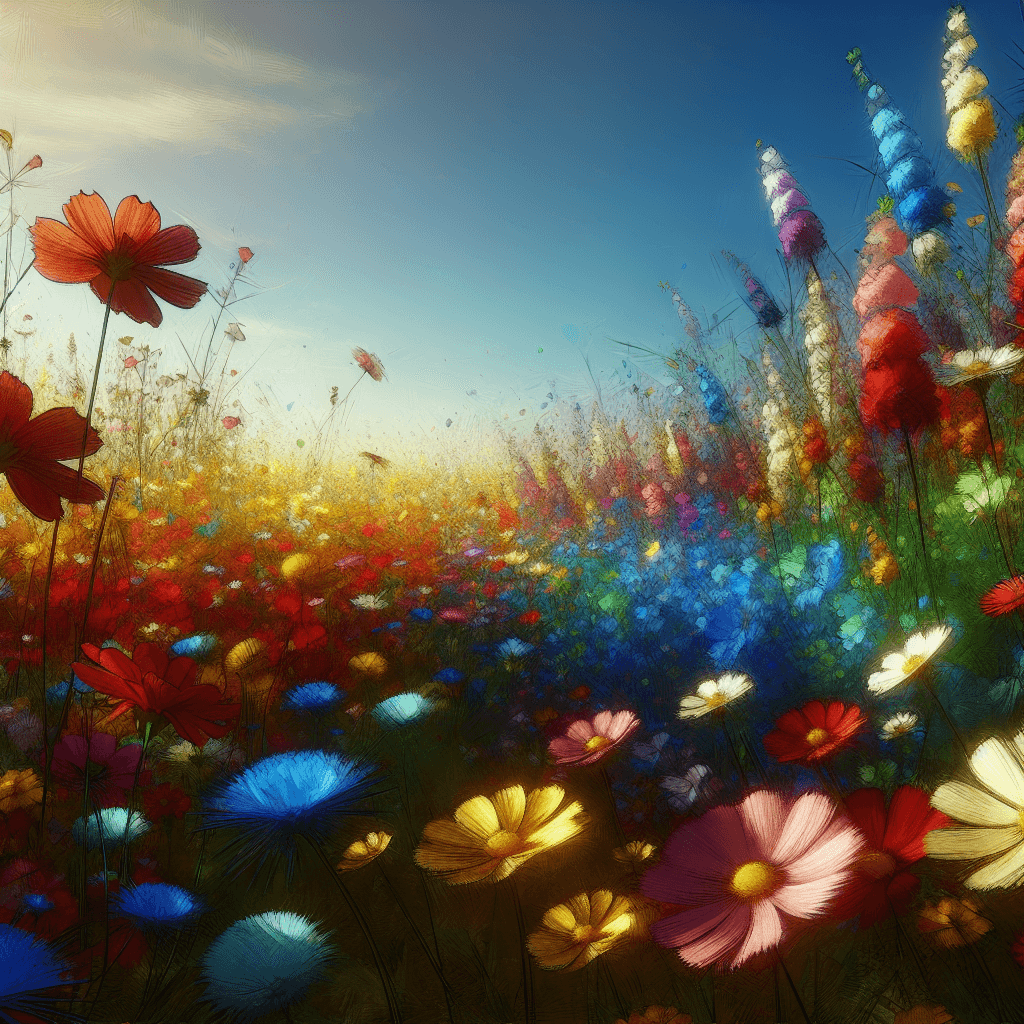 Wildflower Meadow Joy DIY Paint By Numbers