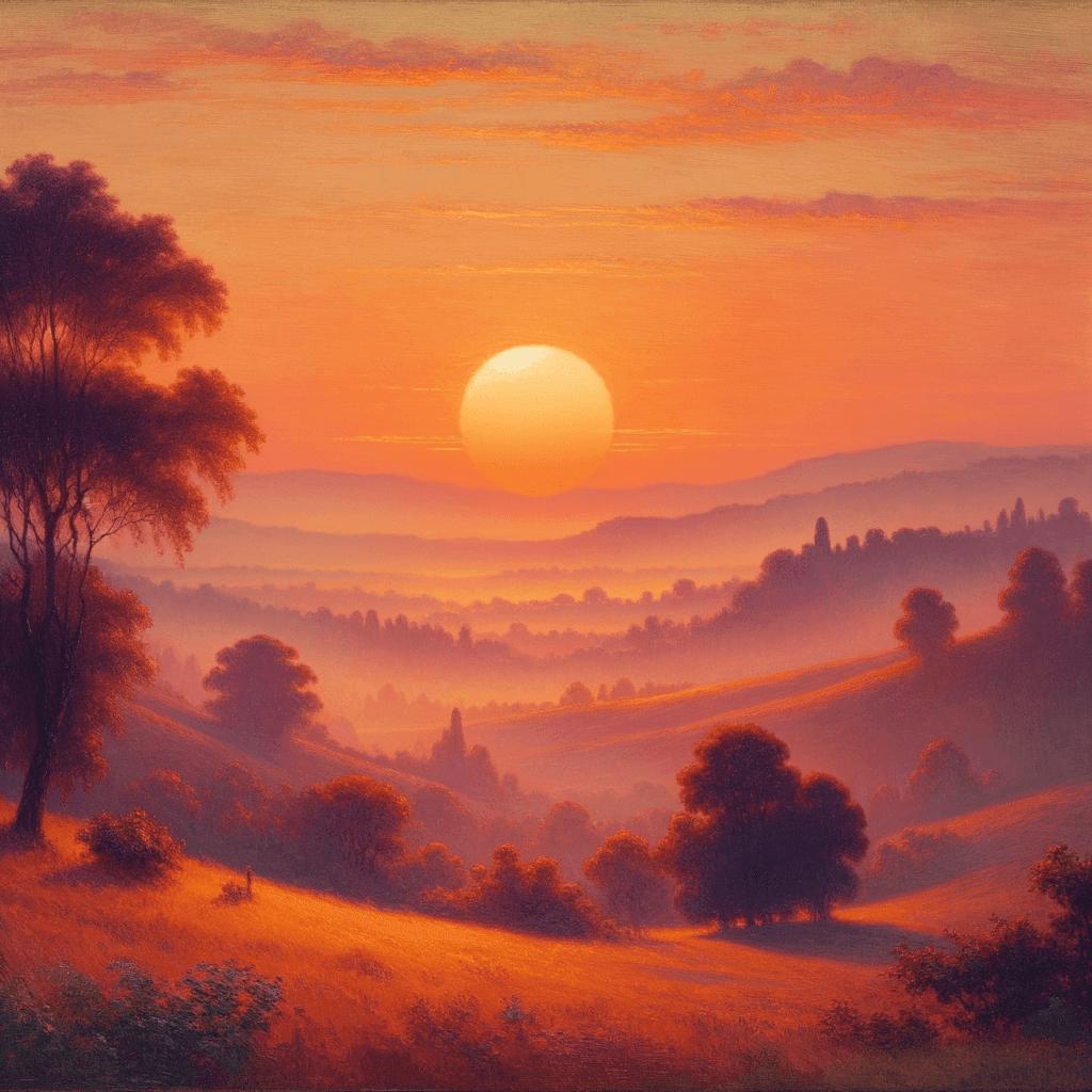 Evening Glow DIY Paint By Numbers