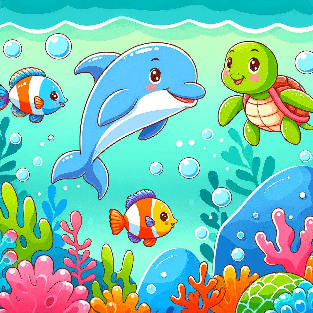 Underwater Friends Adventure Paint By Numbers
