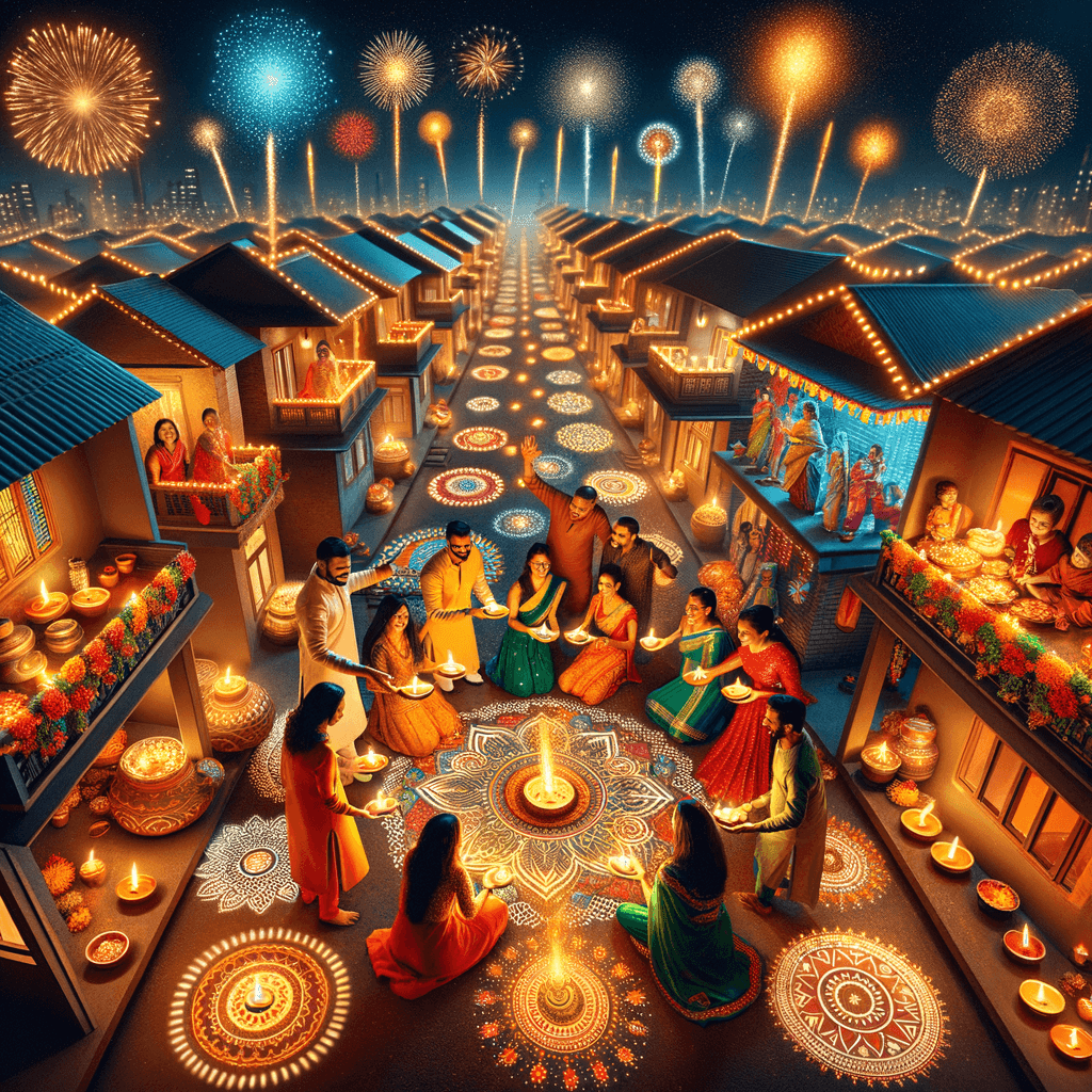Diwali Festival - India Paint By Color