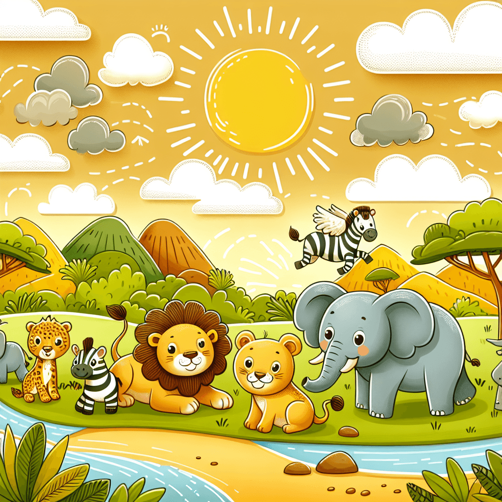 Safari For Young Adventurers Number Painting