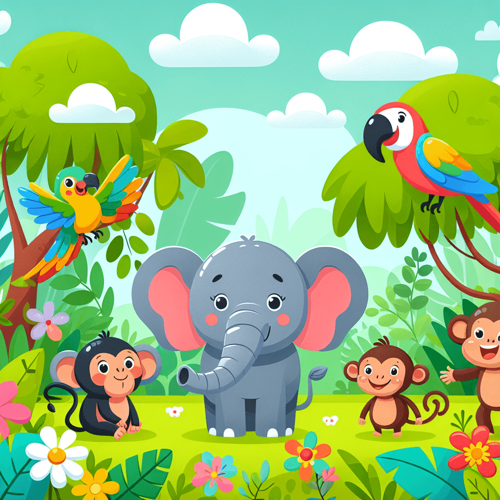 Jungle Safari Celebration DIY Paint By Numbers