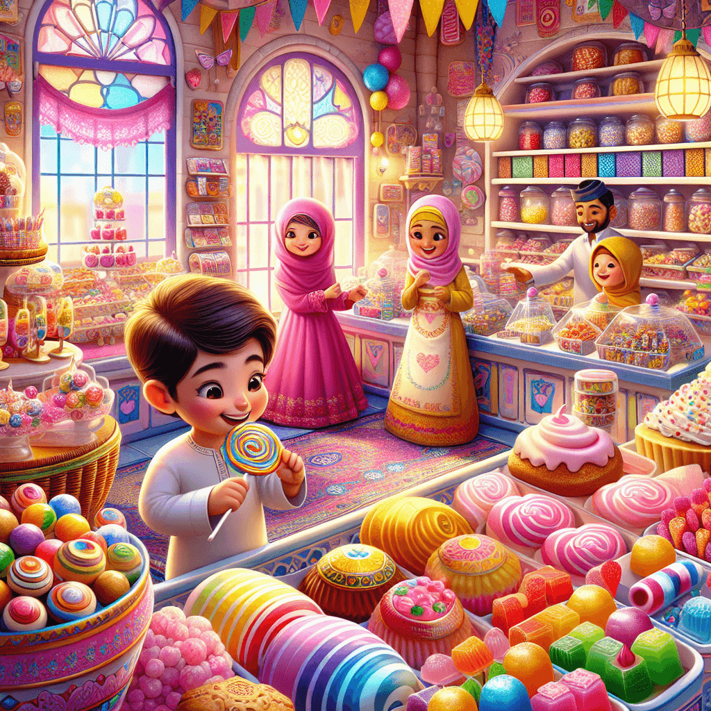 Delightful Candy Shop Painting By Numbers Kit