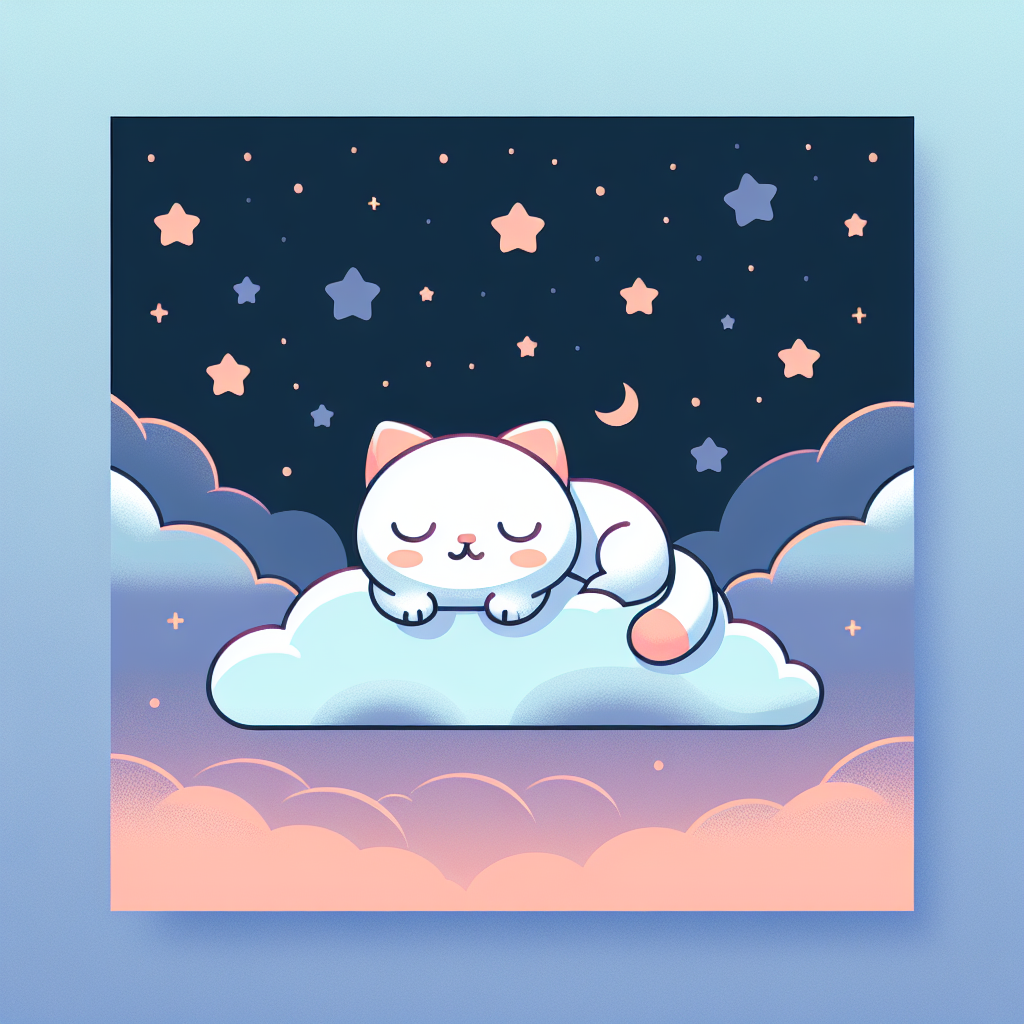 Celestial Catnap Painting Number Kit