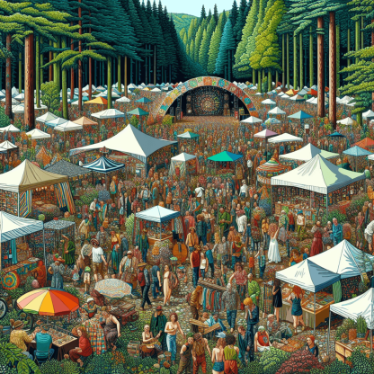 Oregon Country Fair - USA Numbered Painting Kits
