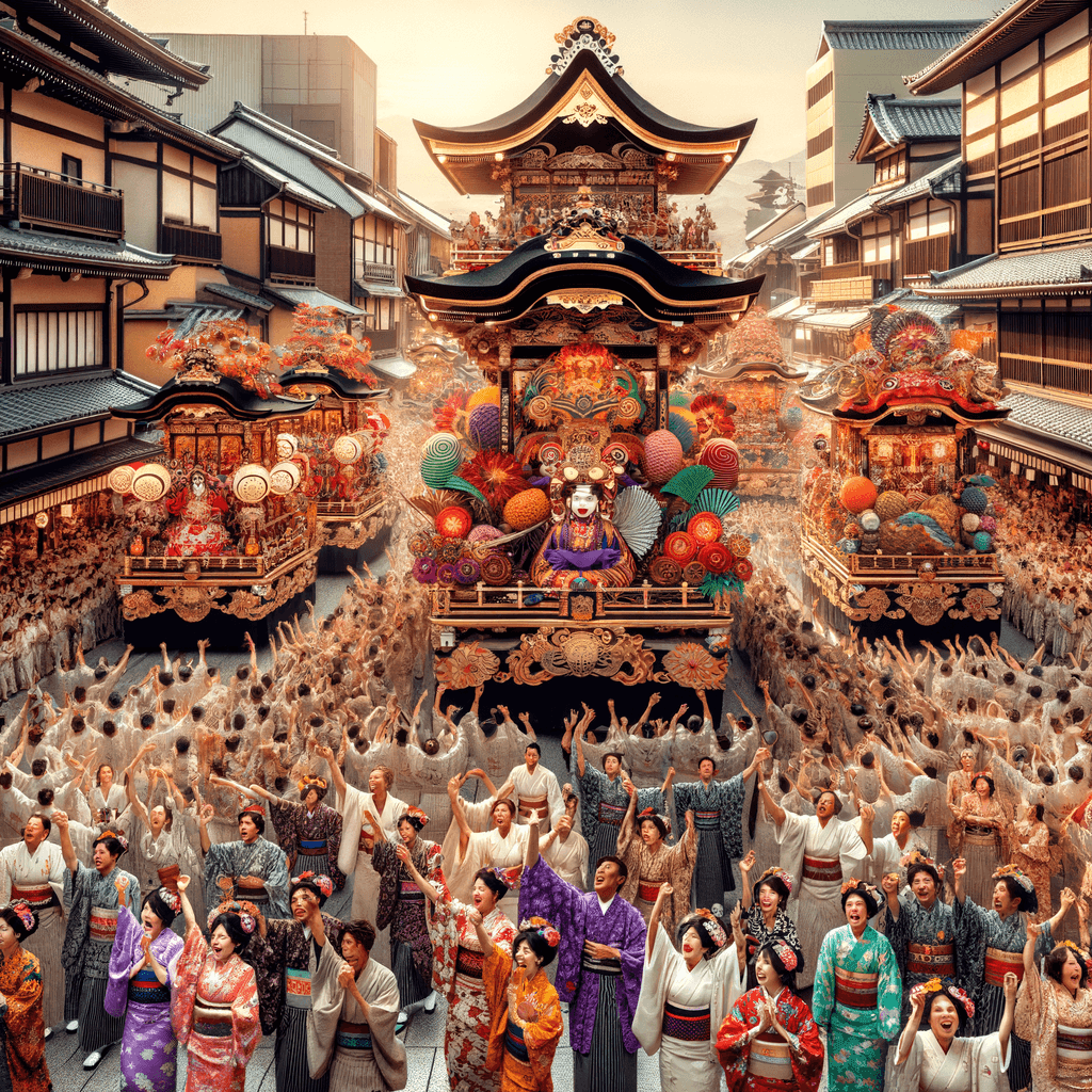 Gion Matsuri - Japan Number Painting