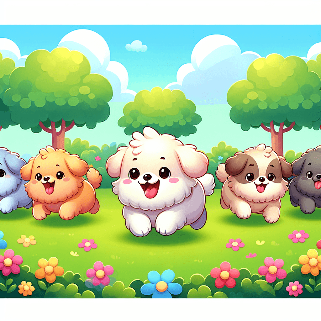 Playful Puppy Playtime Numbered Painting Kits