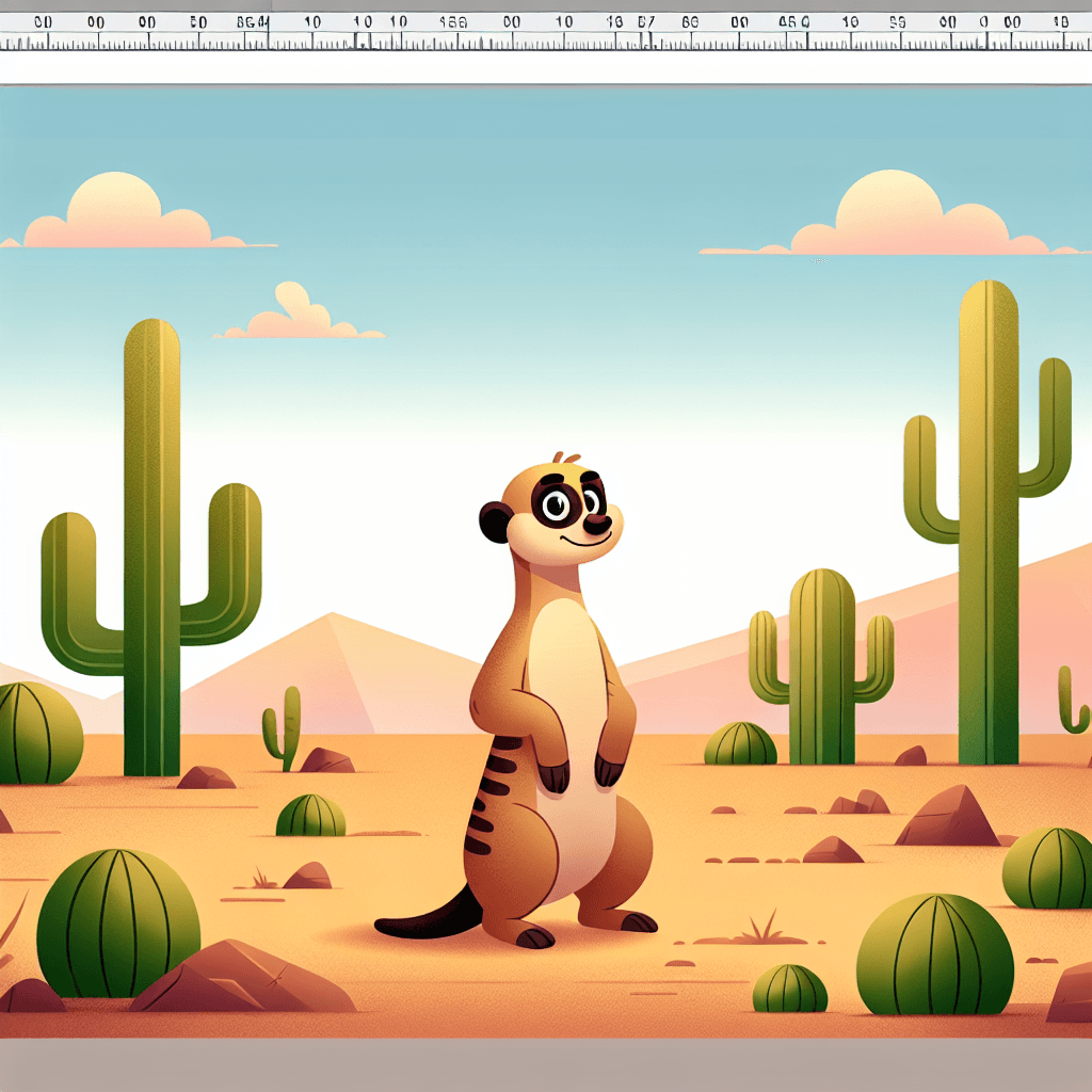 Mellow Meerkat Painting Number Kit