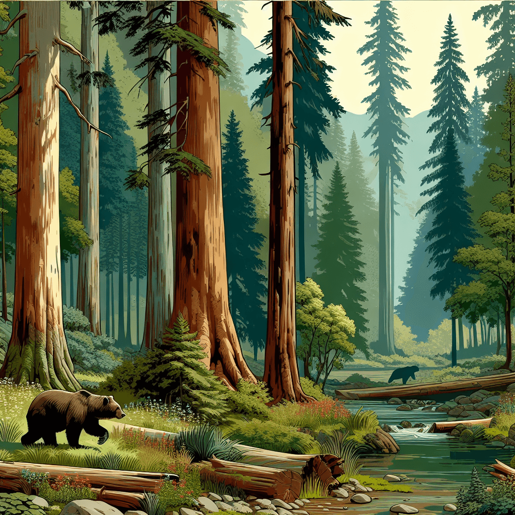 Bear's Woodland Retreat Paint By Numbers