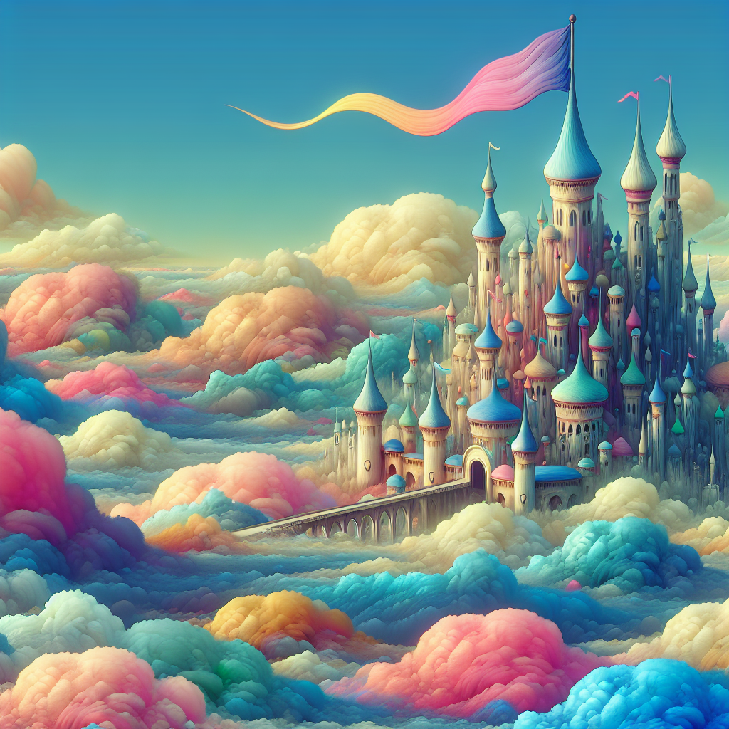 Castle In The Sky DIY Paint By Numbers