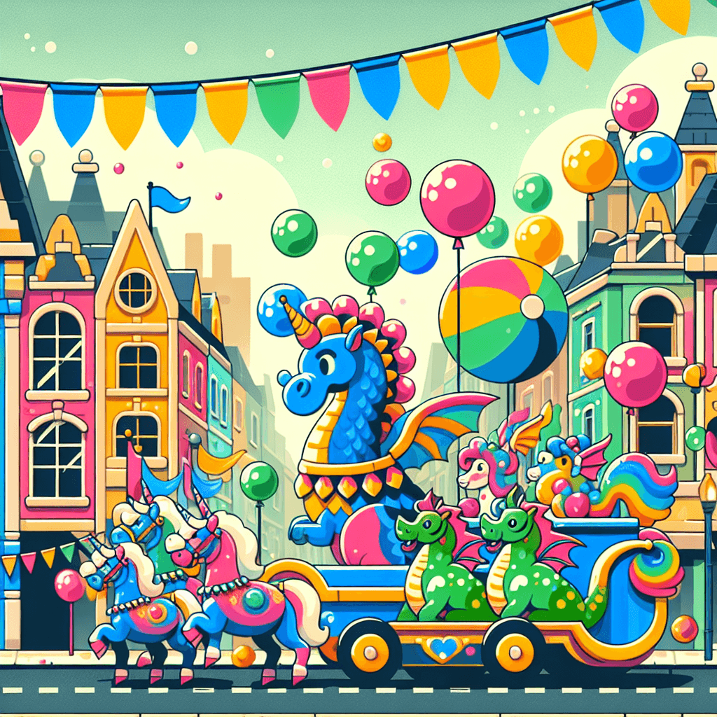 Magical Kingdom Parade DIY Paint By Numbers