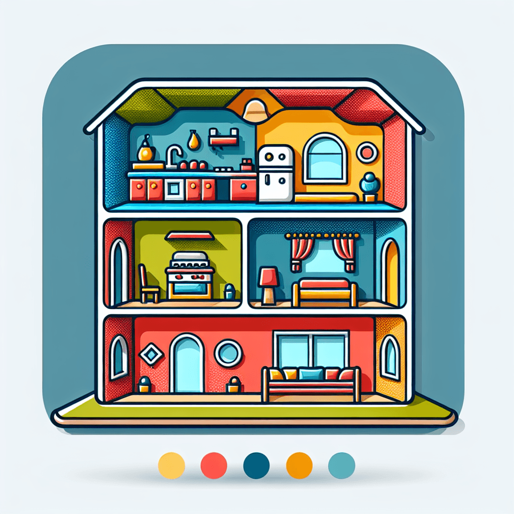 Dreamy Dollhouse Paint By Color