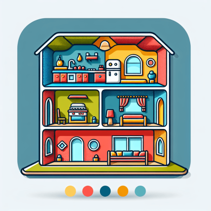 Dreamy Dollhouse Paint By Color