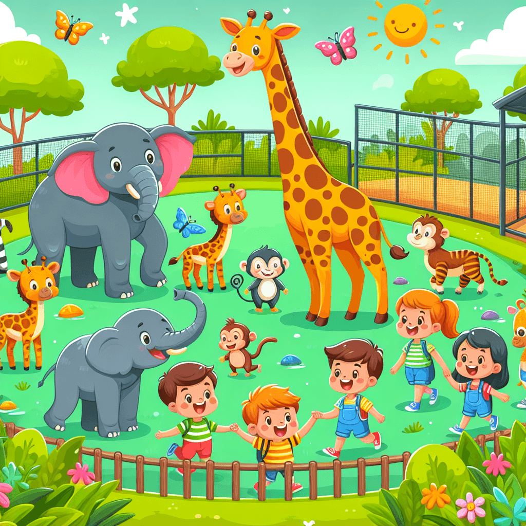 Fun Day At The Zoo Paint By Numbers