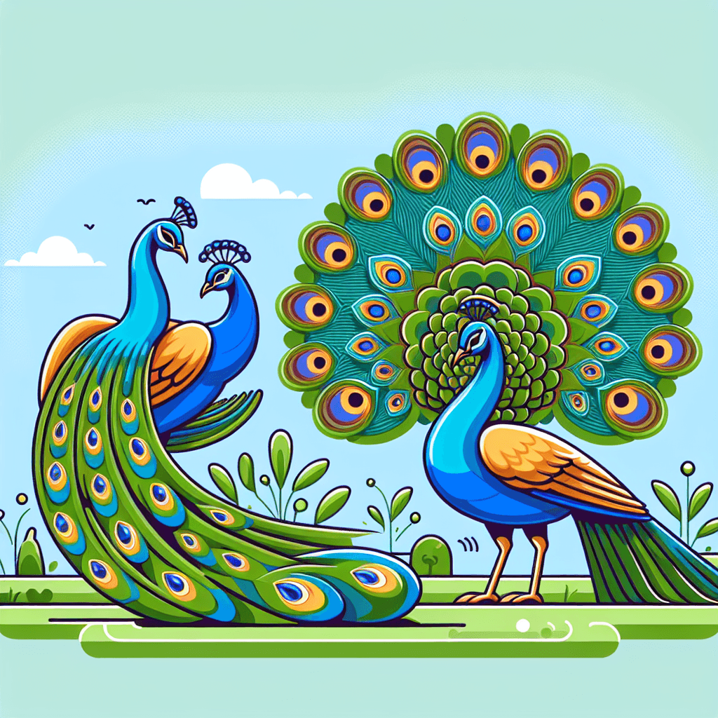 Peacock Parade Paint By Number