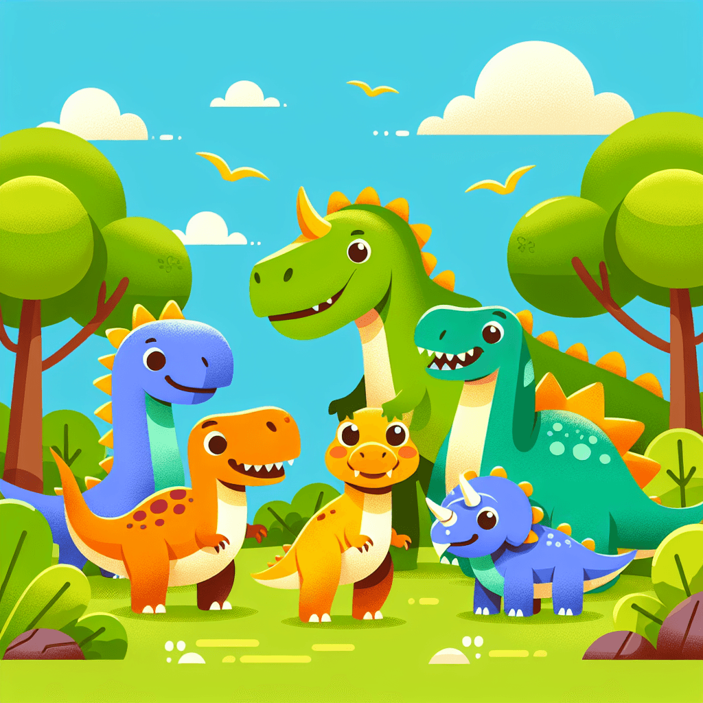 Adventurous Dinosaur Park Paint By Number