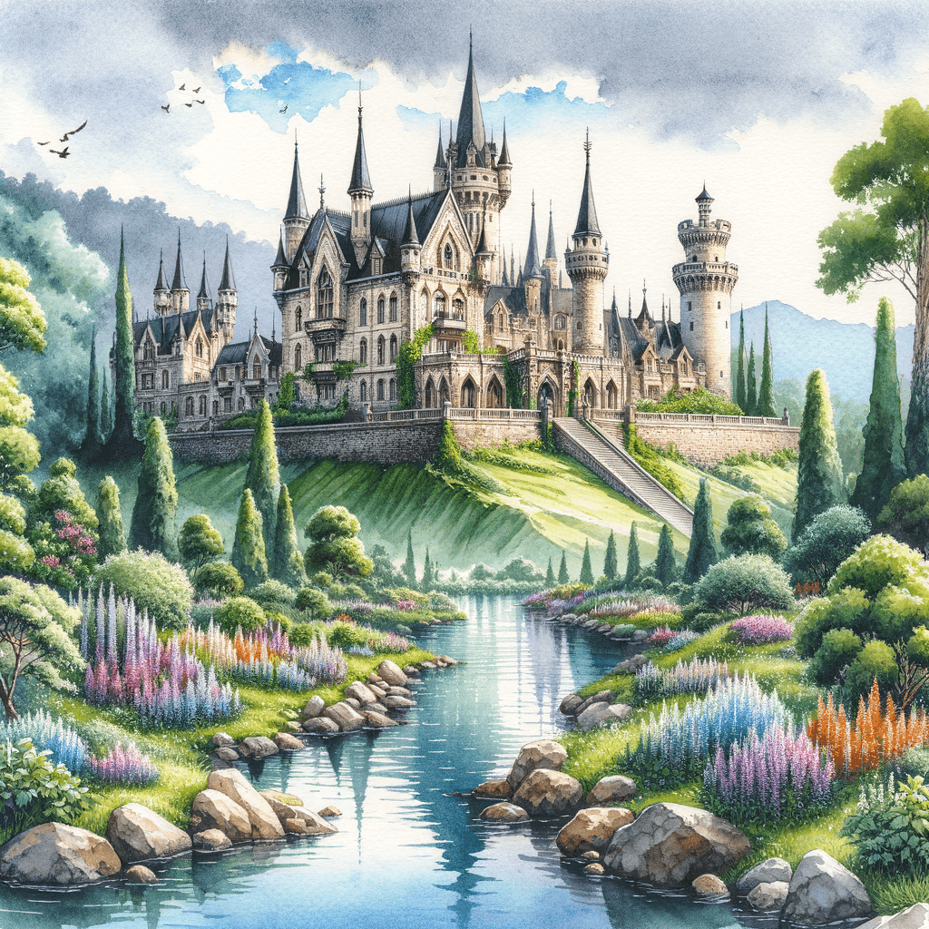 Castle Of Dreams Numbered Painting Kits