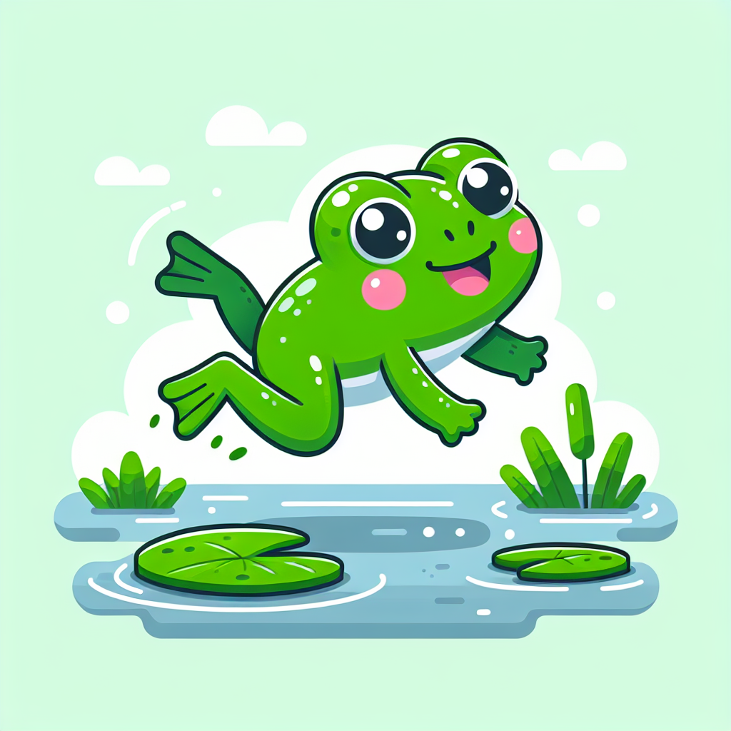 Energetic Frog Paint By Numbers