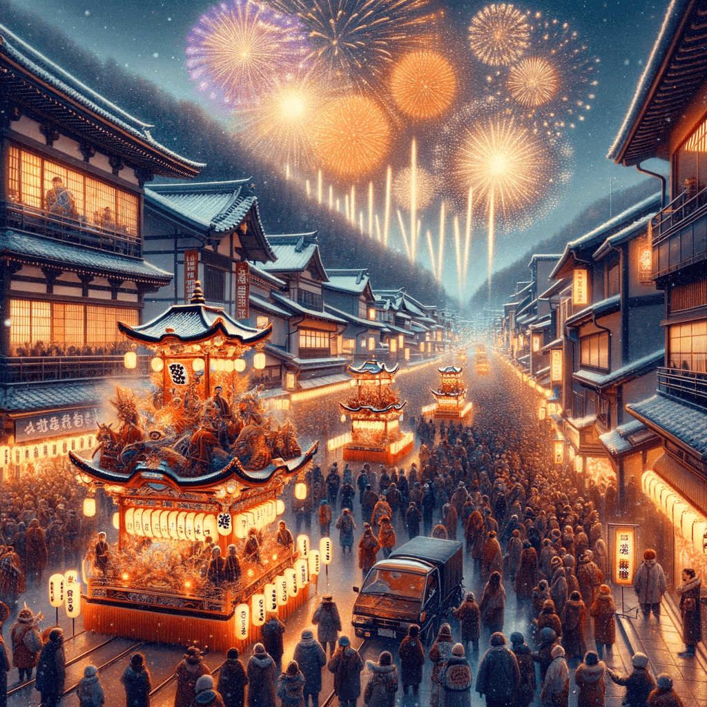 Chichibu Night Festival - Japan Painting Number Kit