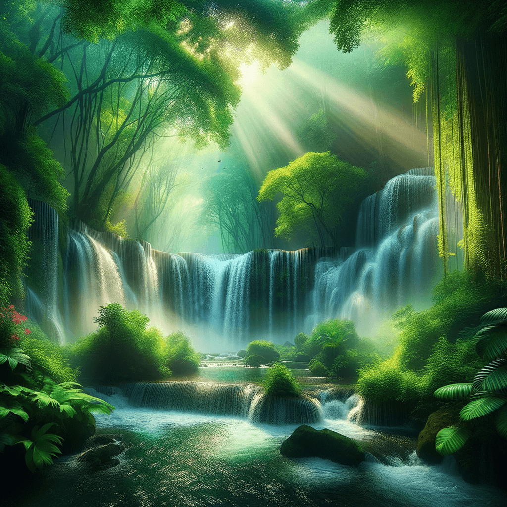 Enchanted Waterfall DIY Paint By Numbers