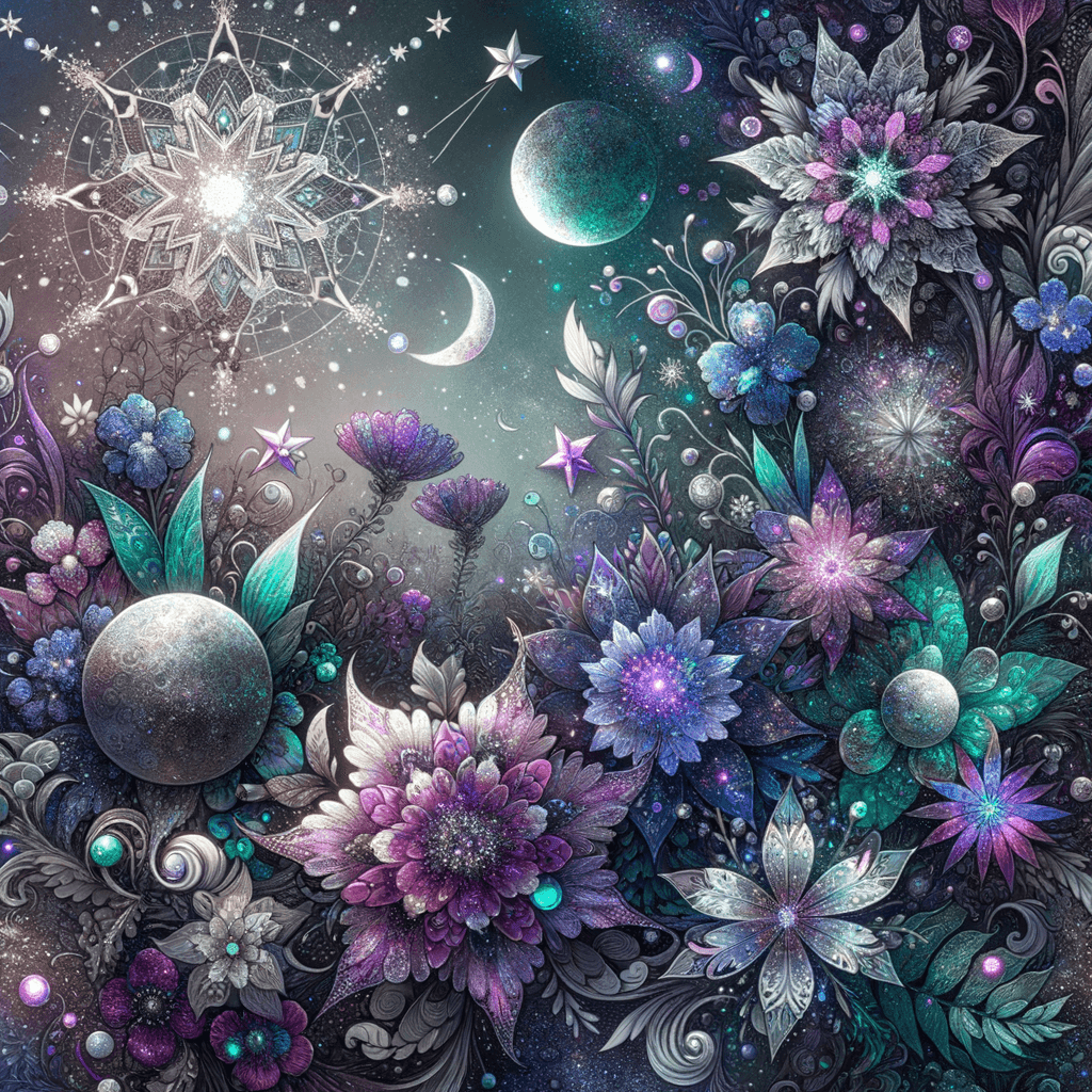 Celestial Garden Enchantment Paint By Numbers Art