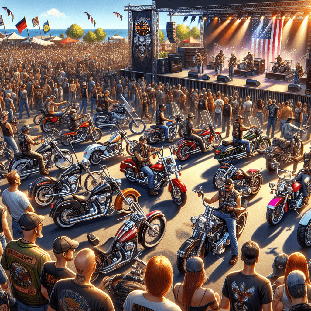 Harley-Davidson Rally - United States Numbered Painting Kits