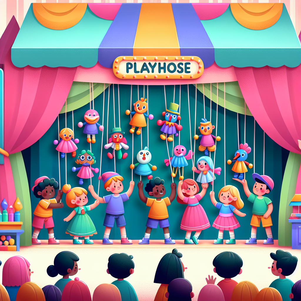 Puppet Playhouse Paint By Numbers Art