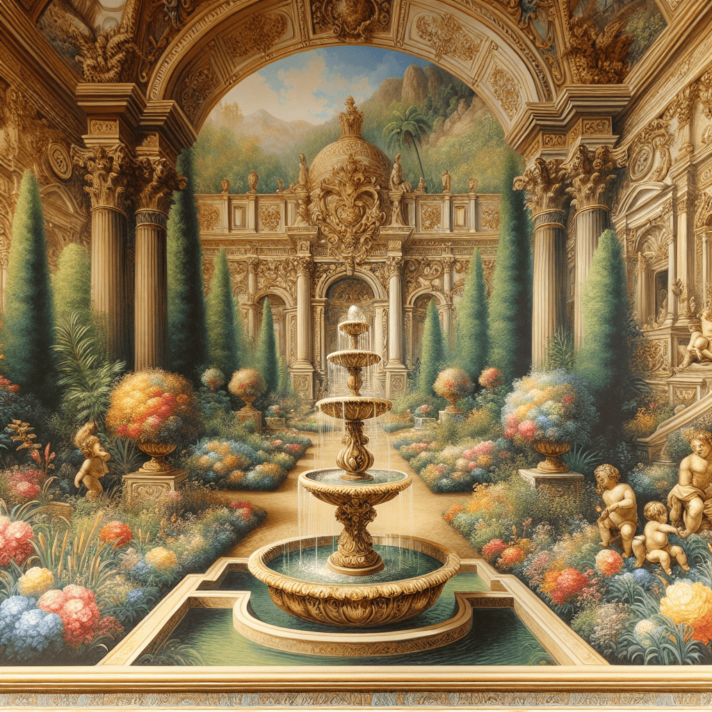 Renaissance Garden Extravaganza Numbered Painting Kits