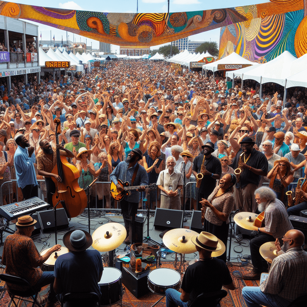 Jazz And Heritage Festival - New Orleans DIY Paint By Numbers