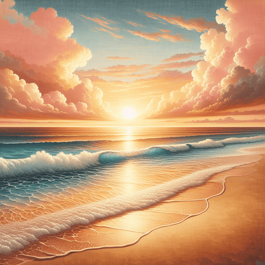 Enchanting Sunset Beach DIY Paint By Numbers
