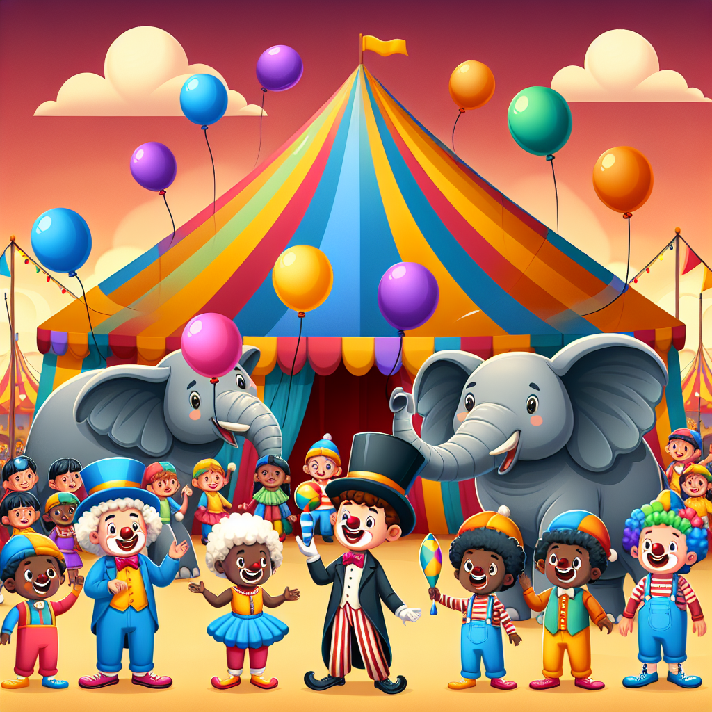 The Magical Circus Paint By Color