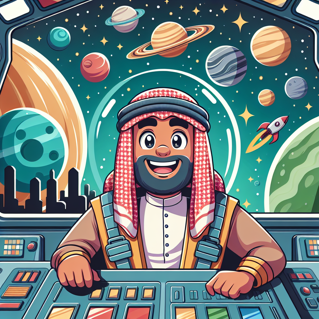 Friendly Space Cadet Paint By Number