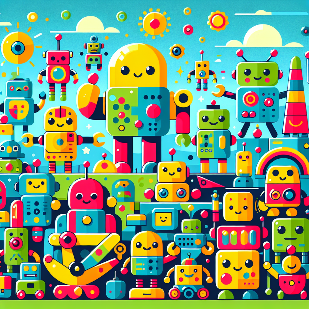 Robot Rendezvous Paint By Numbers Kits