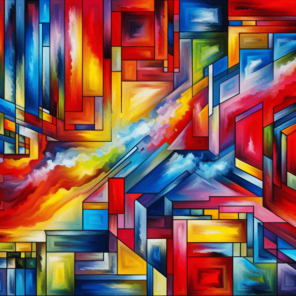 Modern Abstract Vision Paint By Numbers Kits