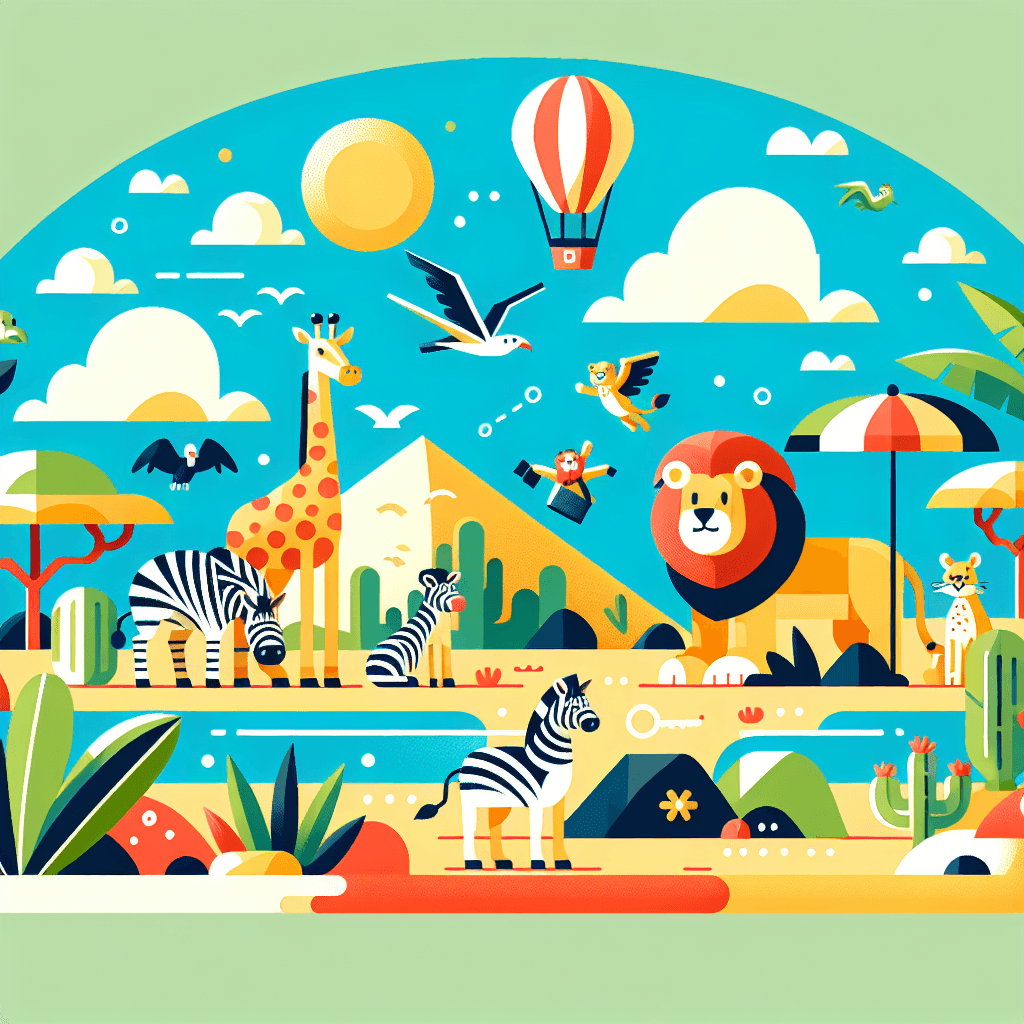 Curious Safari Adventure Painting By Numbers Kit