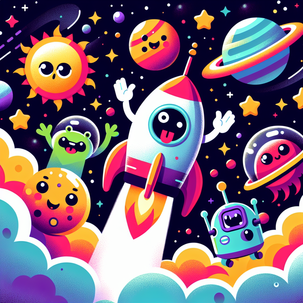 Fantasy Space Journey Paint By Color