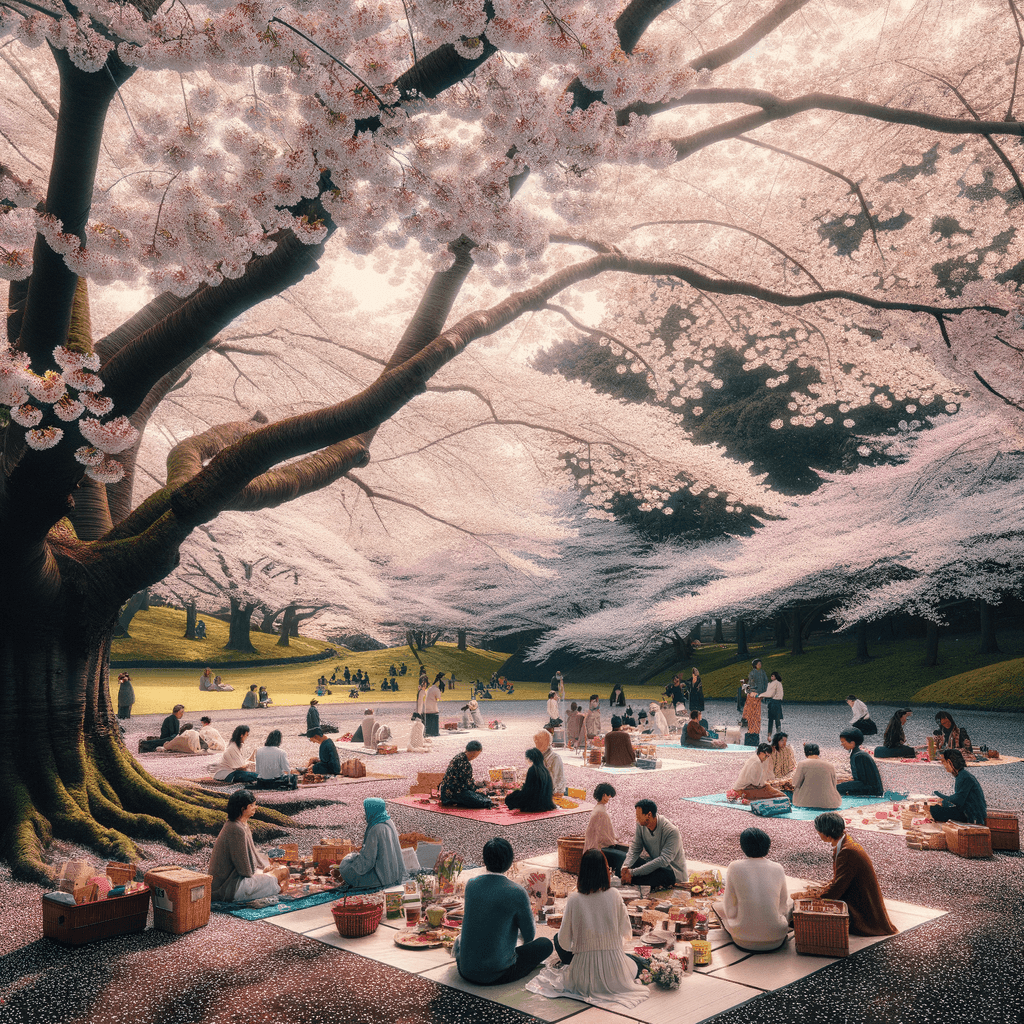 Hanami Festival - Tokyo Painting By Numbers Kit