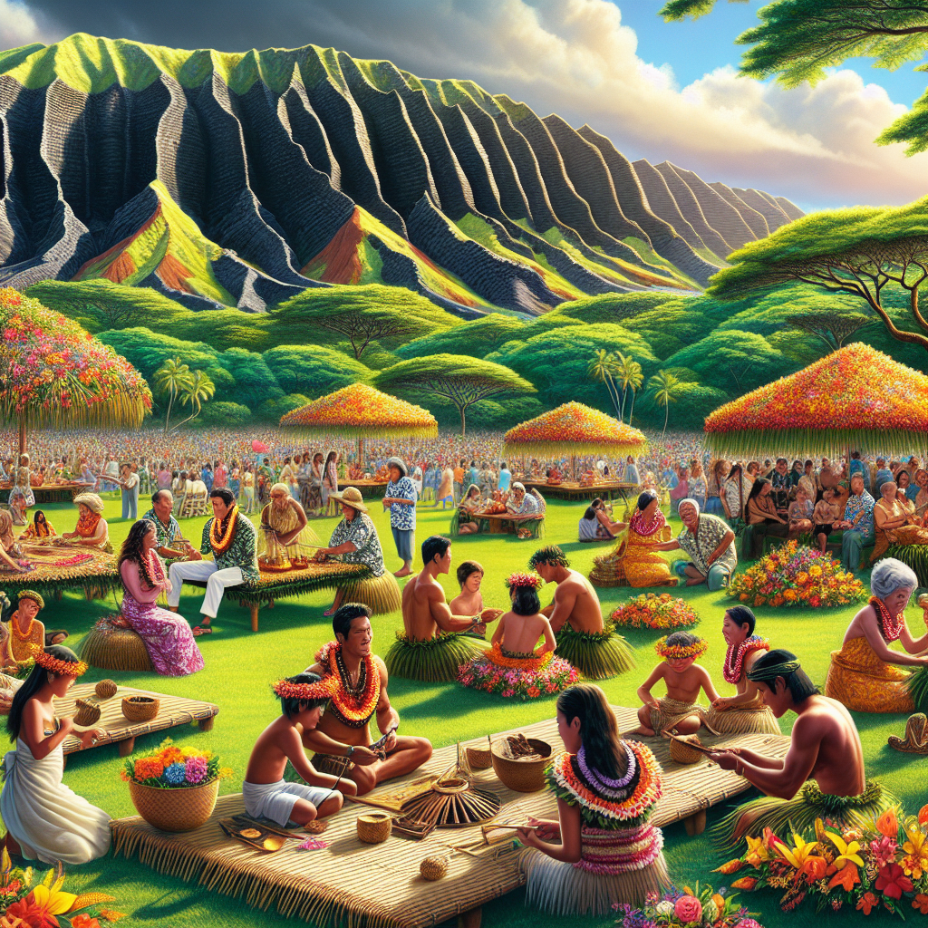 Pahoa's Lava Tree State Monument Festival Painting By Numbers Kit