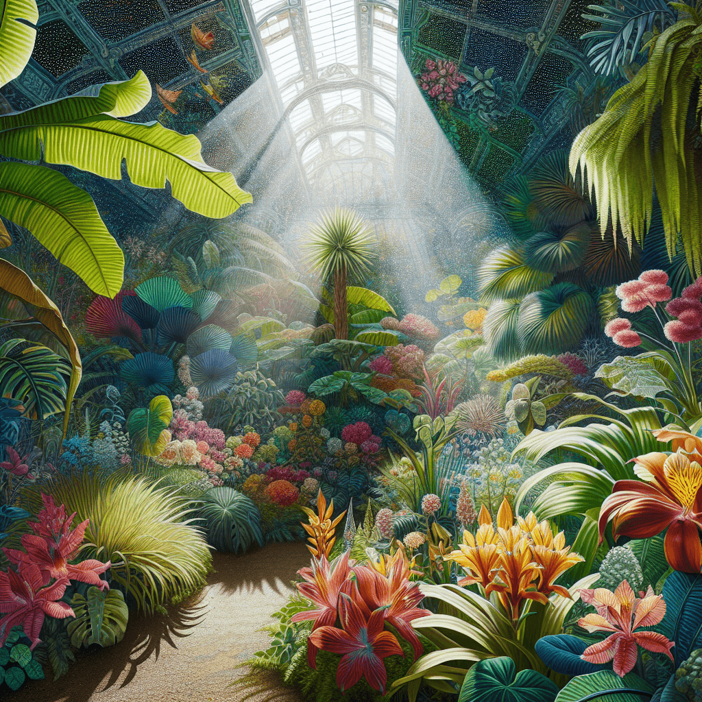 Botanical Greenhouse Retreat Paint By Numbers Kits