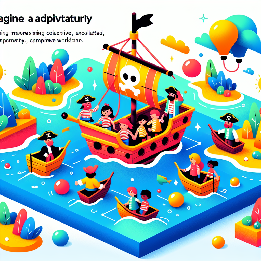 Pirate Ship Exploration Paint By Color