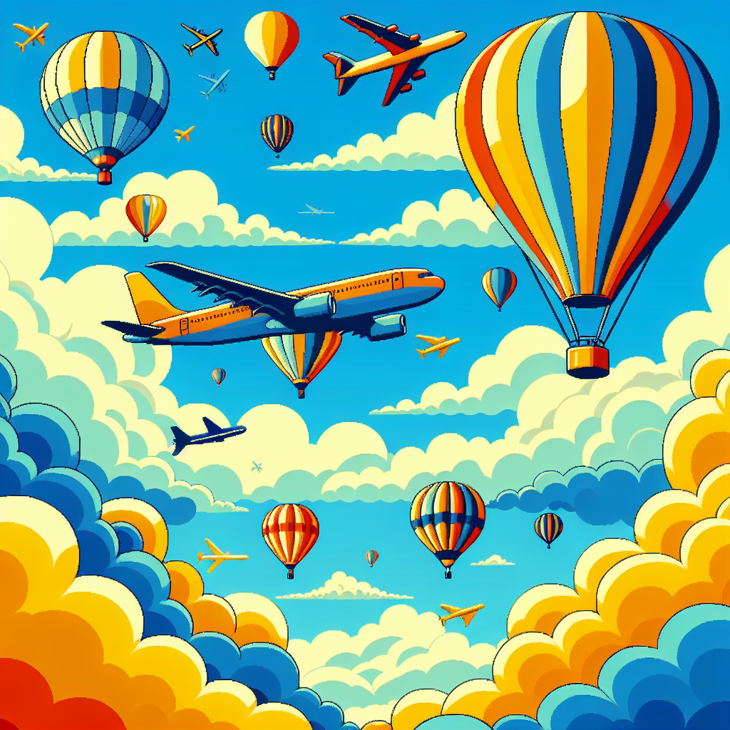 Sky Adventure Painting Number Kit