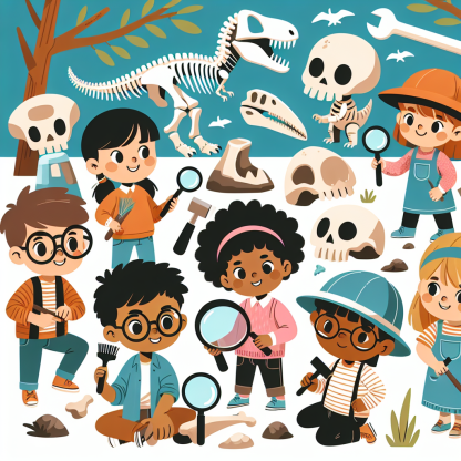 Dino Adventure Excavation Painting By Numbers Kit