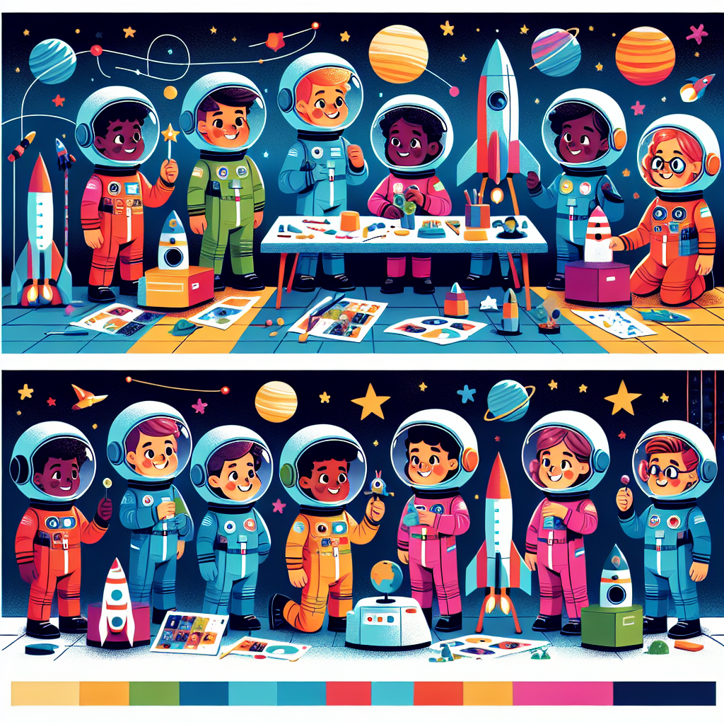 Space Camp Paint By Number