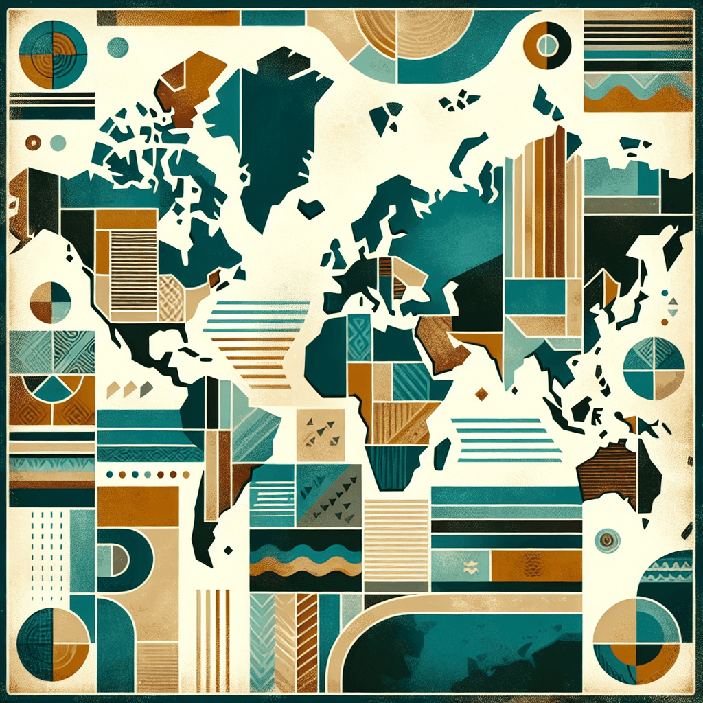 World Map Adventure DIY Paint By Numbers