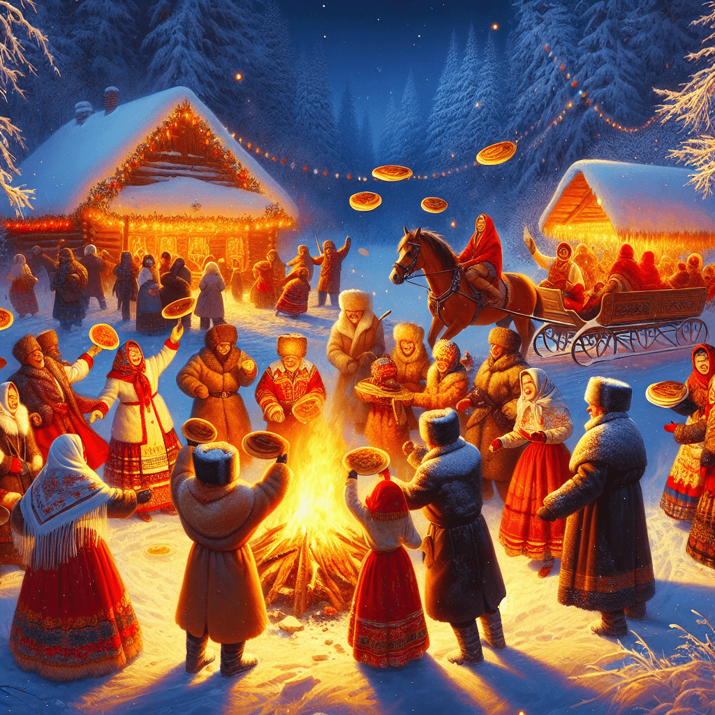 Maslenitsa Pancake Festival - Russia Paint By Numbers