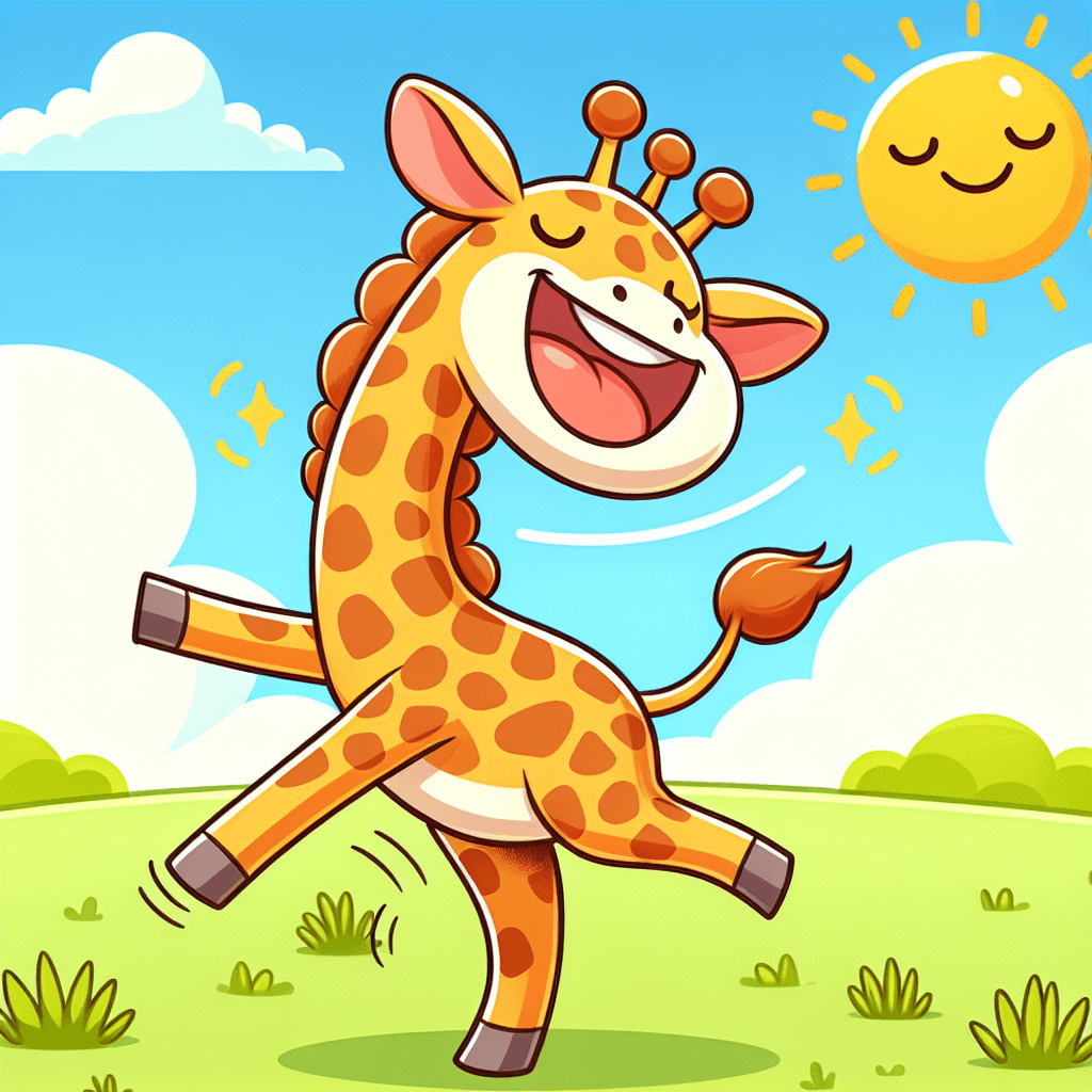 Dancing Giraffe Paint By Number