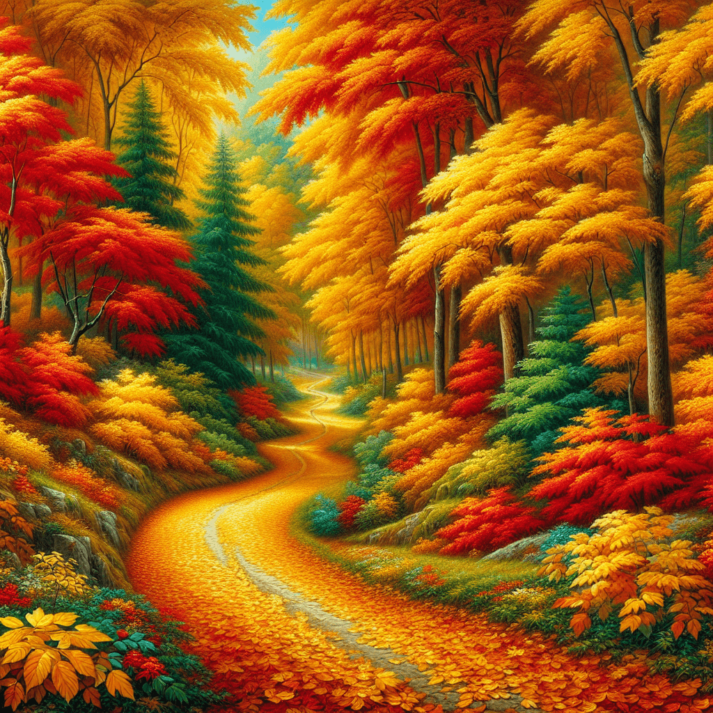 Autumn Enchantment DIY Paint By Numbers