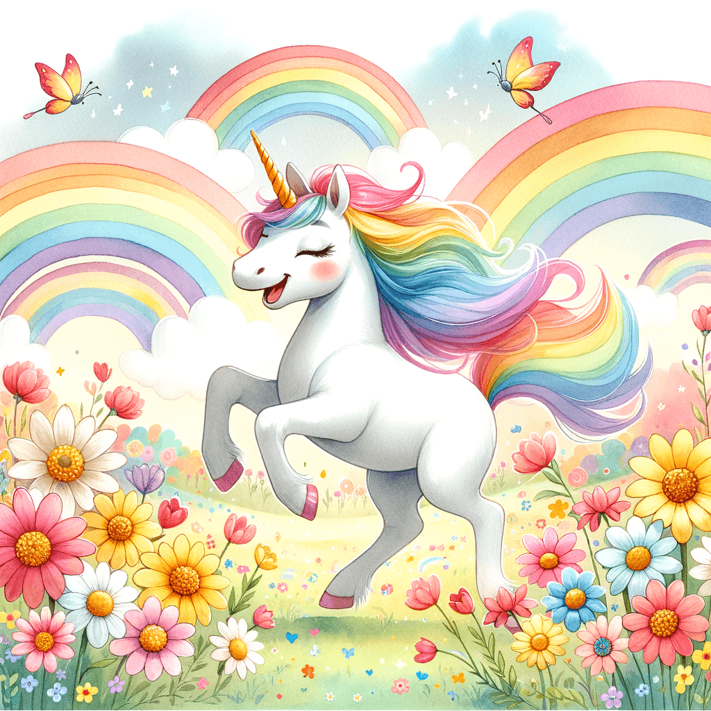 Rainbow Unicorn Friends DIY Paint By Numbers