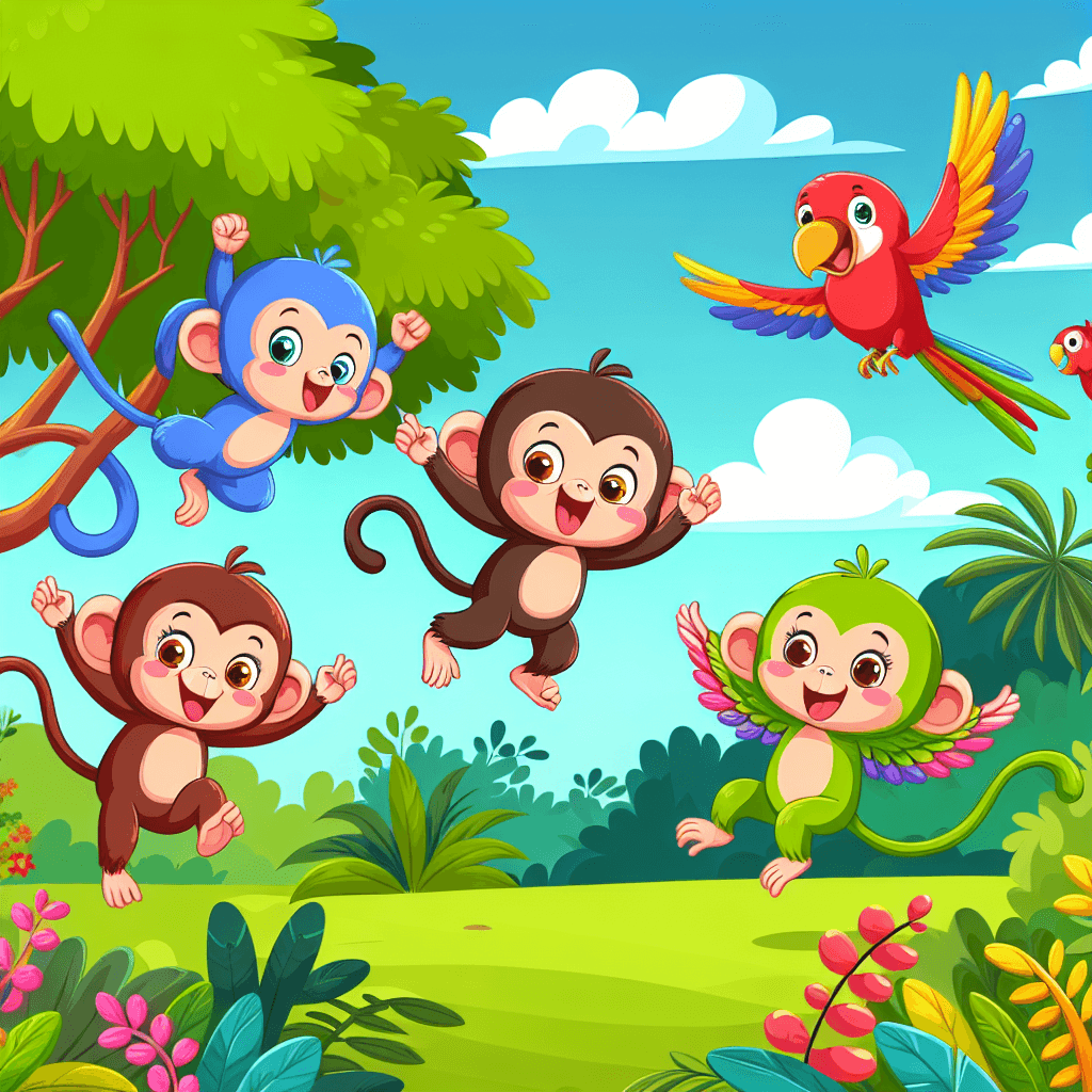 Curious Creatures Of The Jungle Paint By Numbers Kits