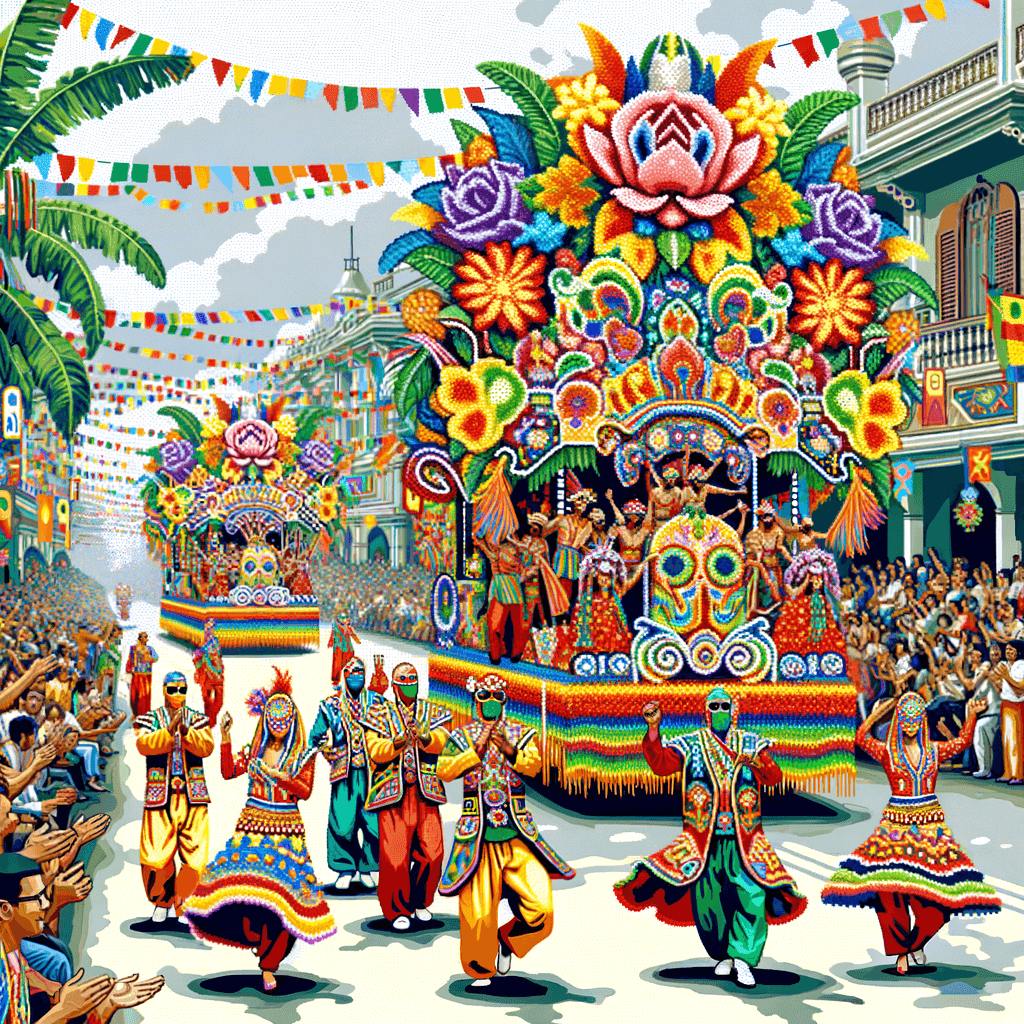 Carnaval De Barranquilla - Barranquilla, Colombia Paint By Number